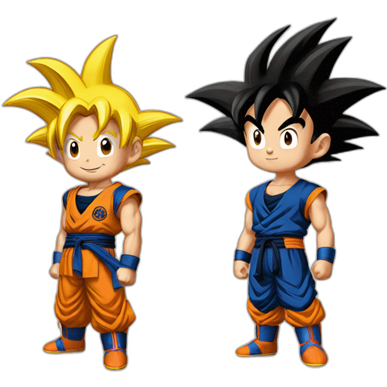 Goku et chichi emoji