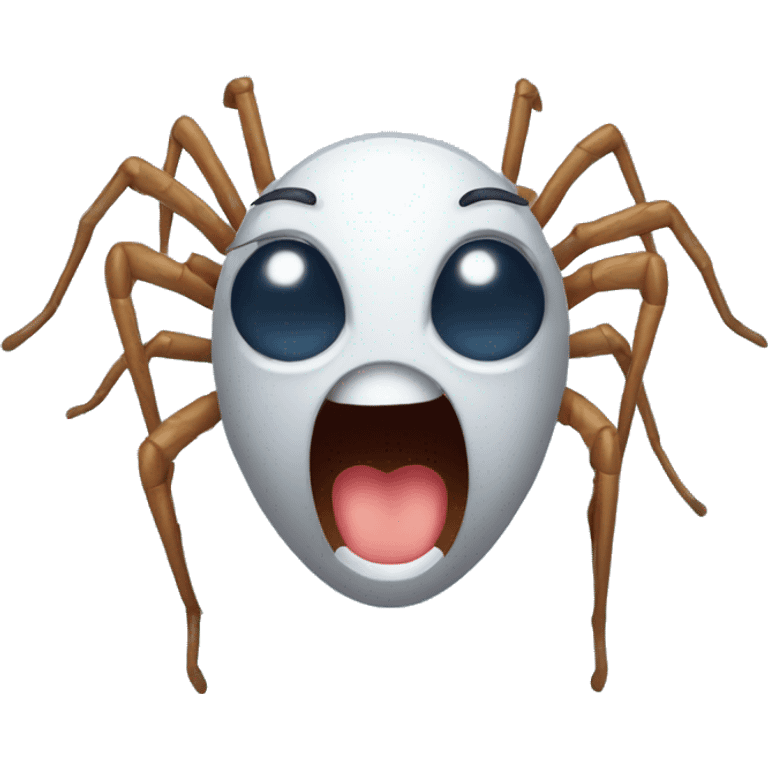 Spider crying  emoji