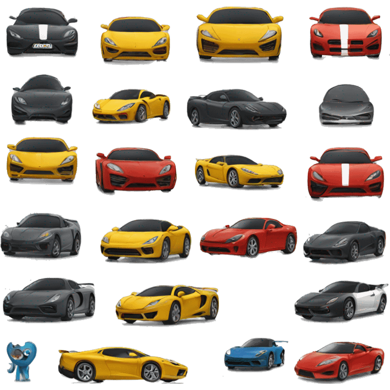 Sport car emoji