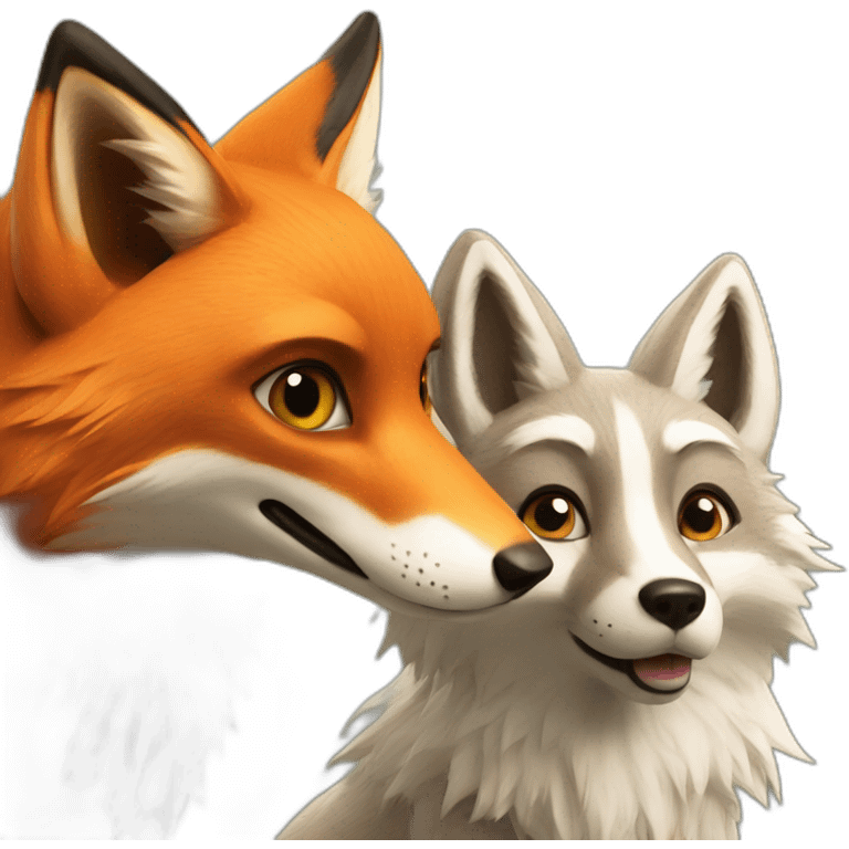 fox and belette emoji