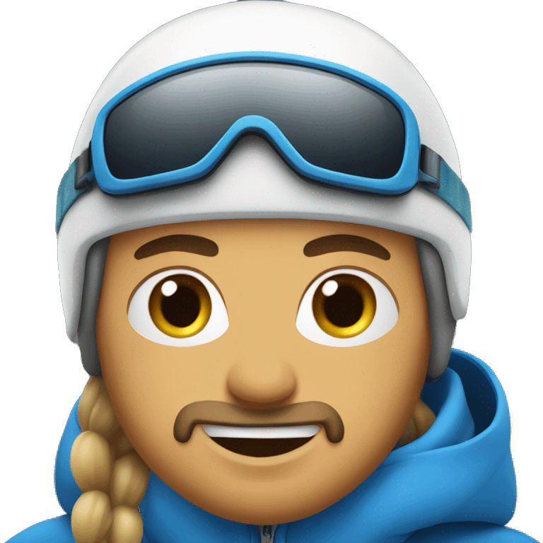 Serb skiing emoji