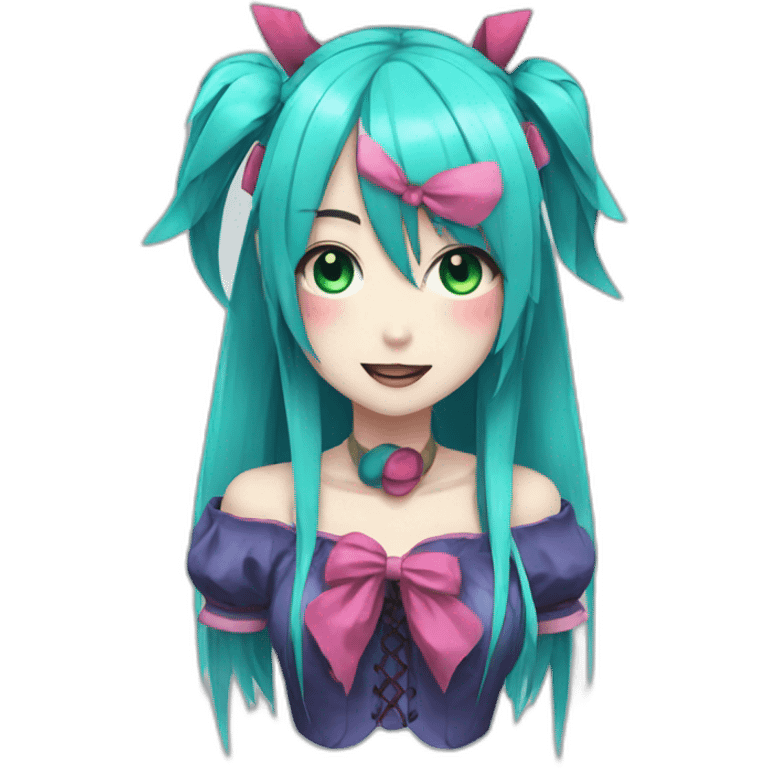 Сlown-miku emoji