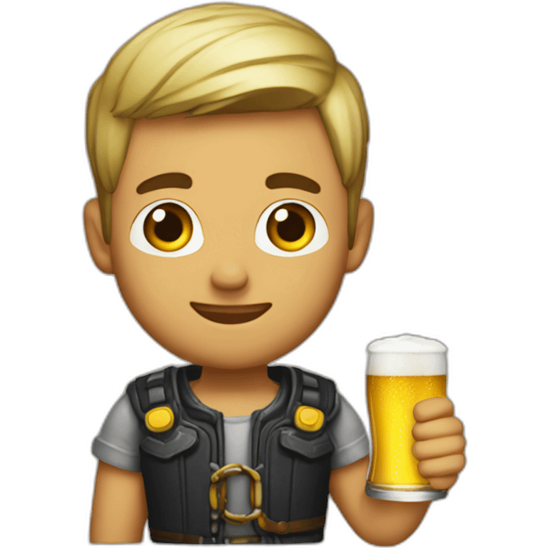 killian mbp drink beer emoji