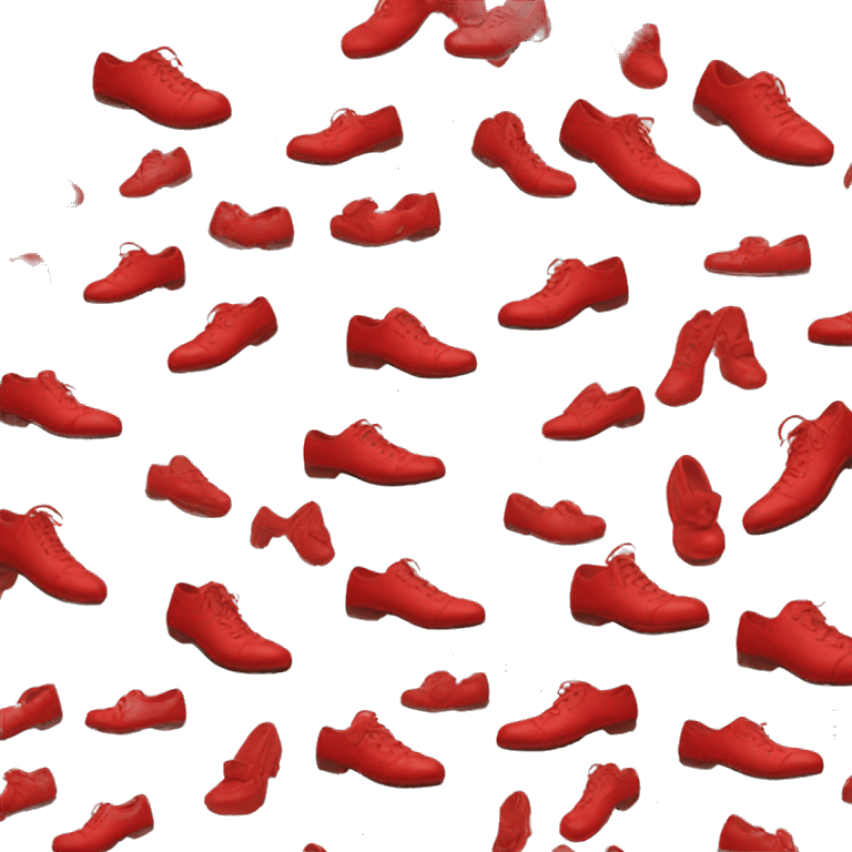 Red shoes  emoji