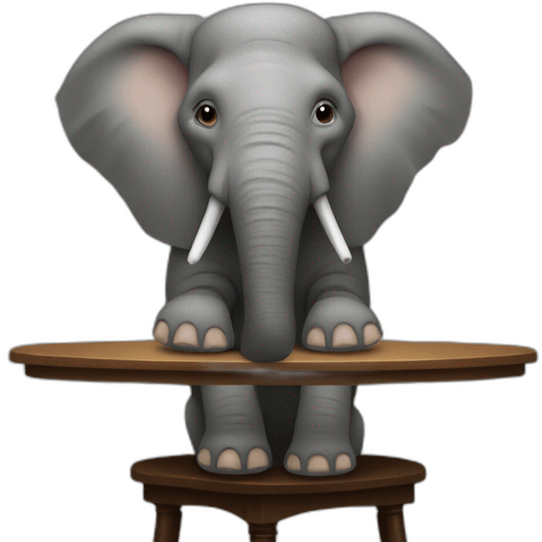 elephant seat at the table emoji