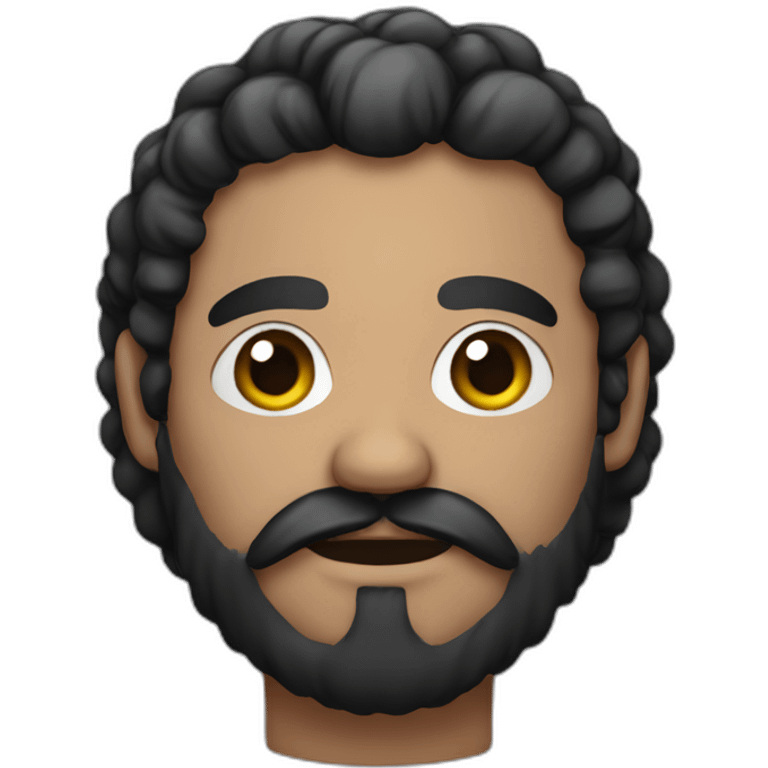 shamil' with big black beard emoji