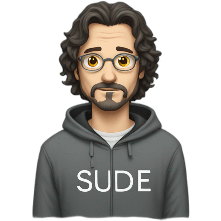 Sirius Black wears a Sweatshirt with the word Sude on it emoji