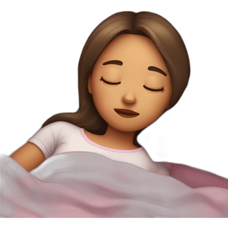 Sleep girl emoji