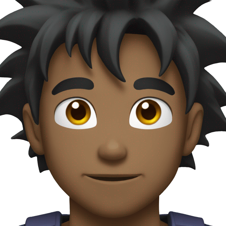 black goku emoji