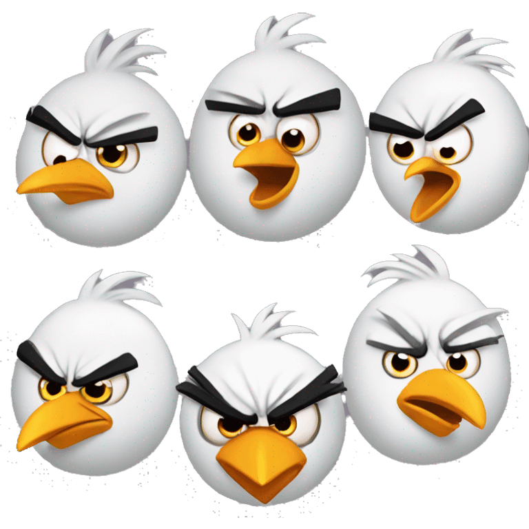 angry bird emoji