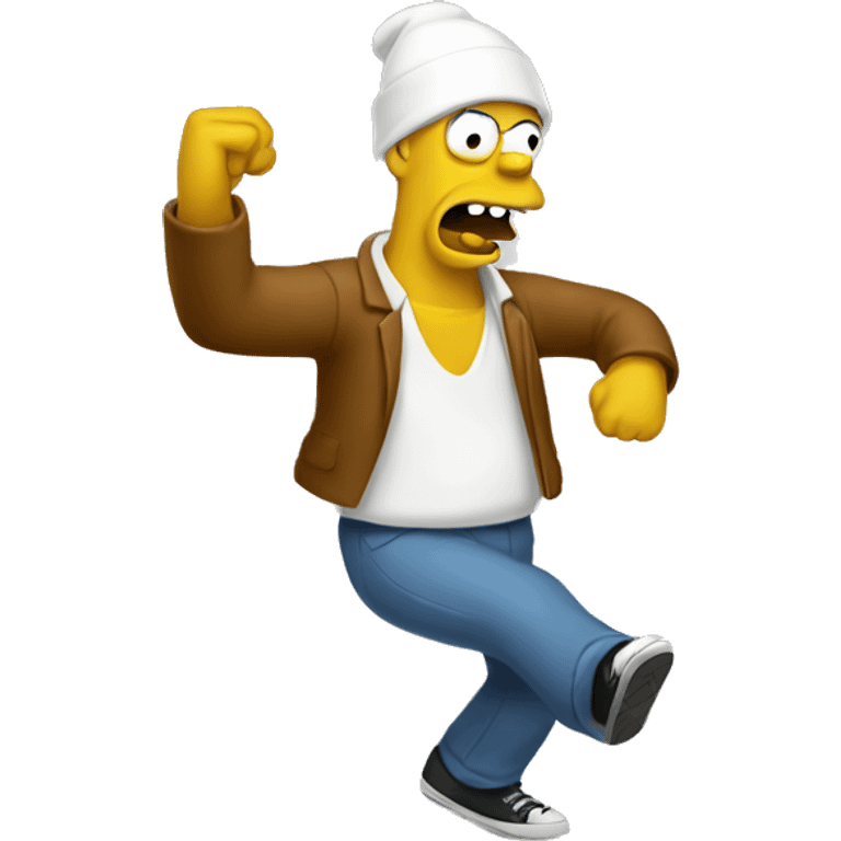 homer dancing emoji