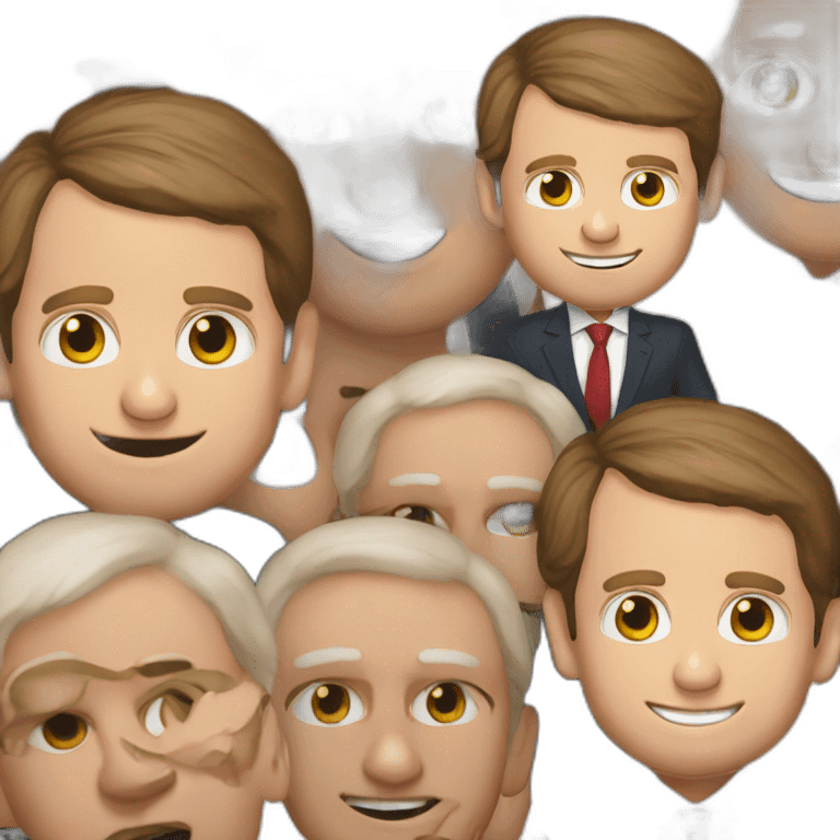 Emmanuel macron en indien emoji