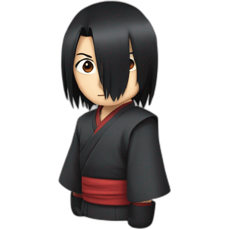 portait of itachi uchiha emoji