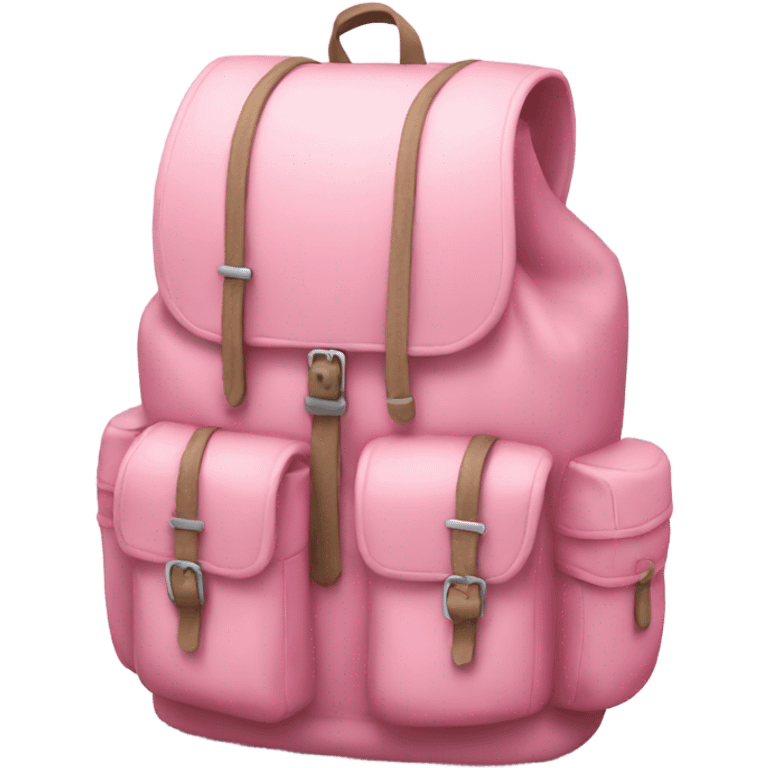 Light pink back pack emoji