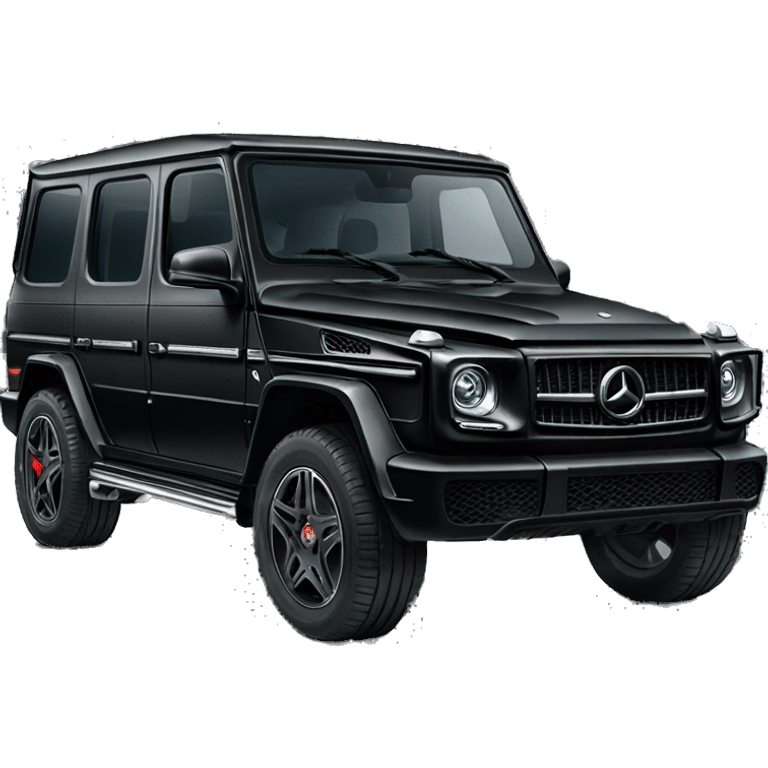 Black g wagon has name of mj on both of them emoji