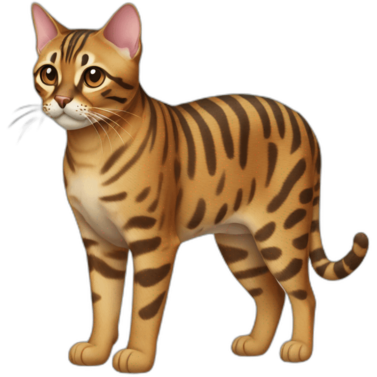 Bengal Cat Full Body emoji