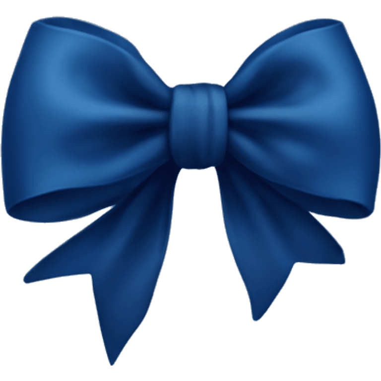 Midnight blue bow  emoji