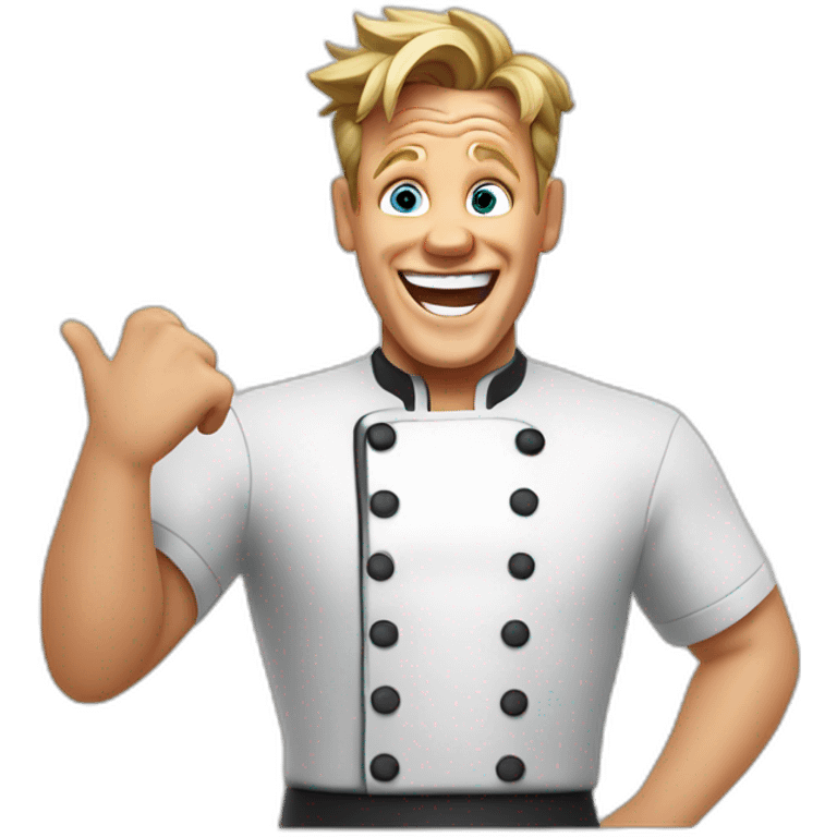 Excited Gordon Ramsey  emoji