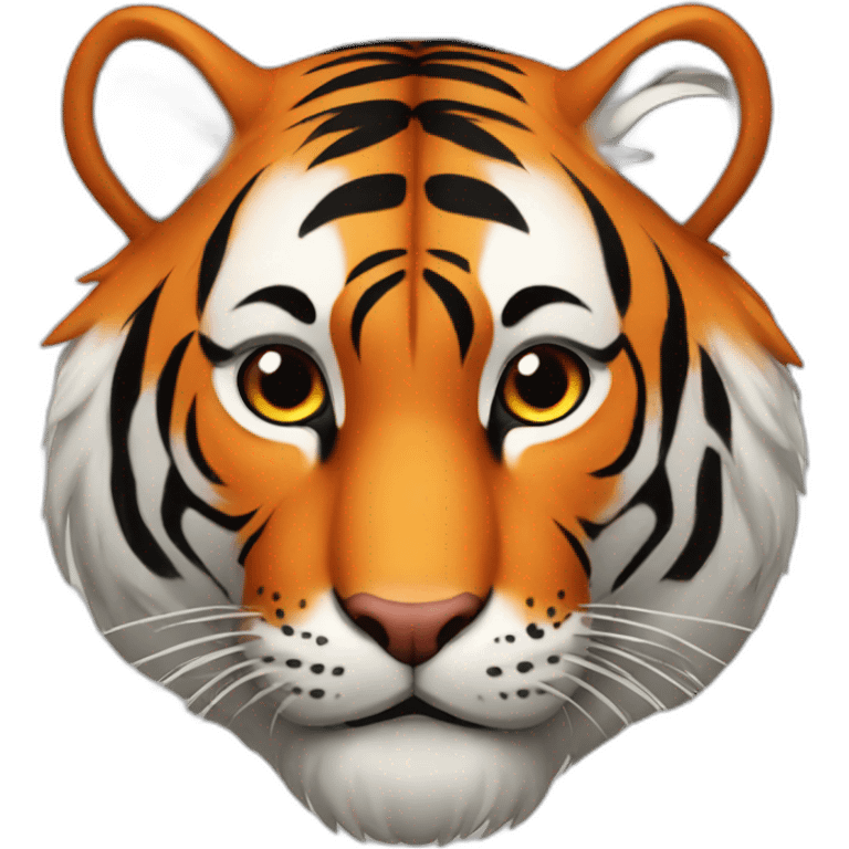 Tiger red emoji