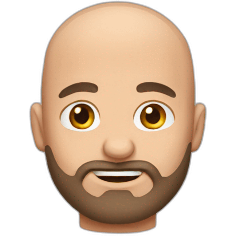 bald bearded man emoji