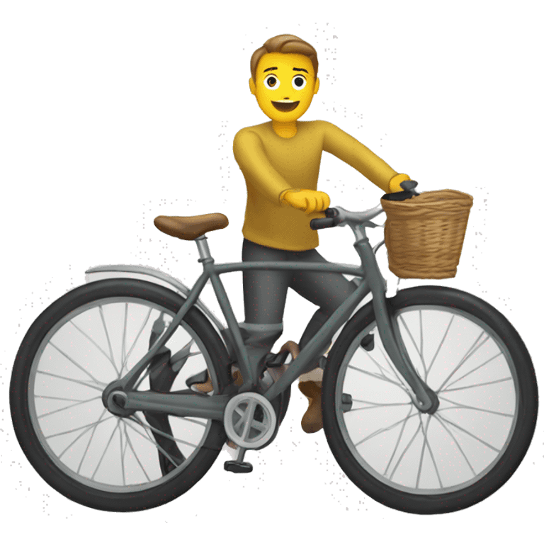 Maçon suis vélo  emoji