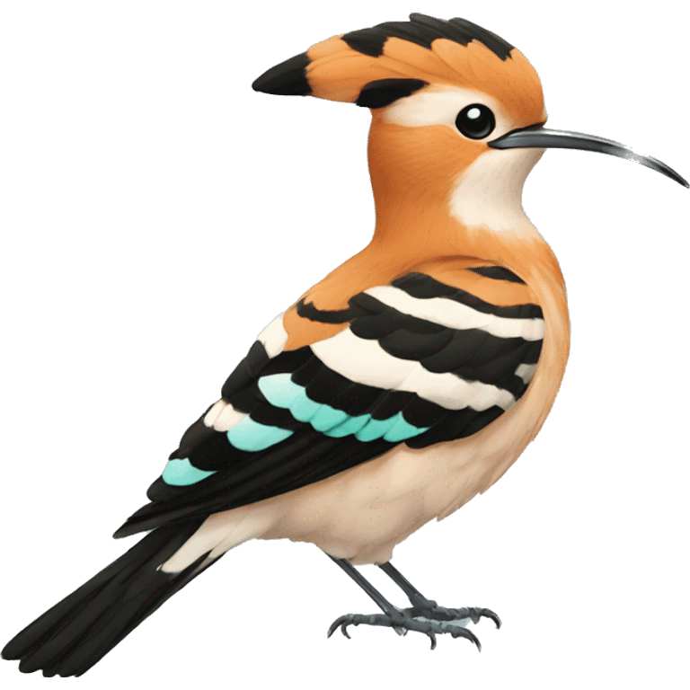 Eurasian hoopoe emoji