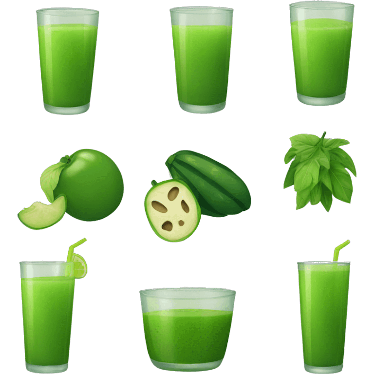 Green juice emoji