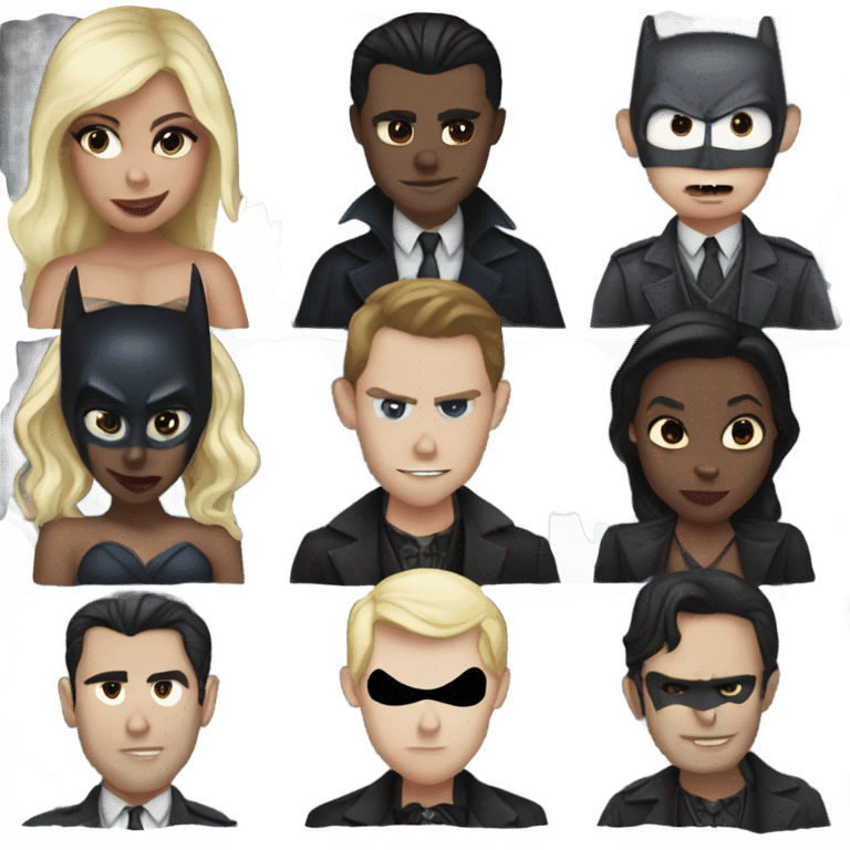 Batman vampire diaries emoji emoji