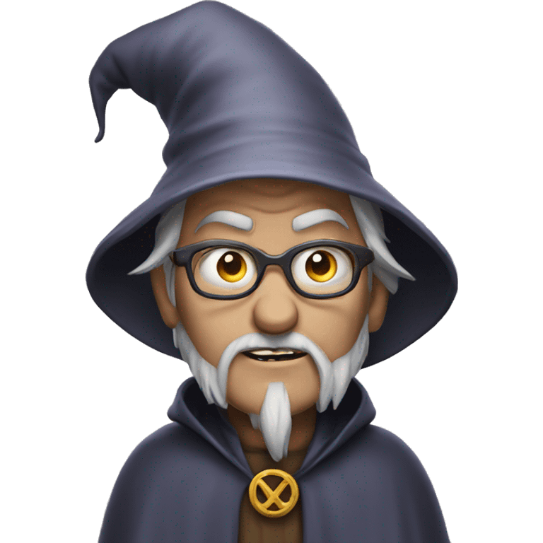 evil crazy wizard m emoji