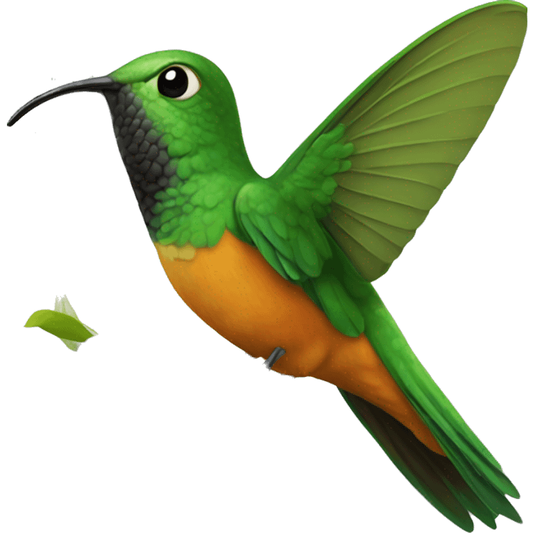 emoji de un colibrí  emoji