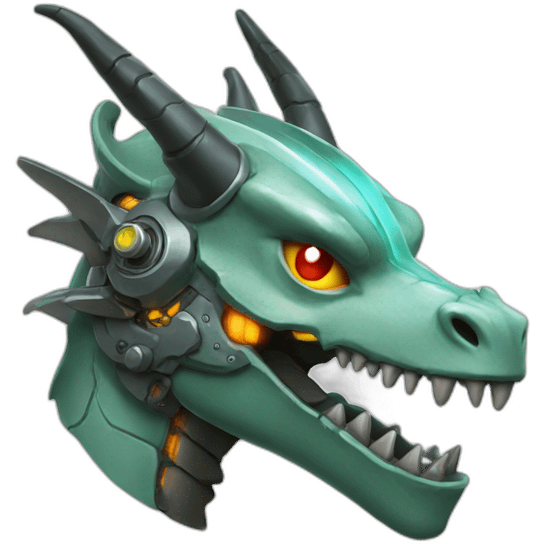 cyborg dragon emoji