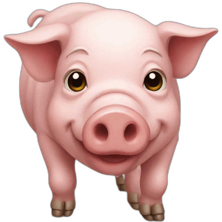 old pig emoji