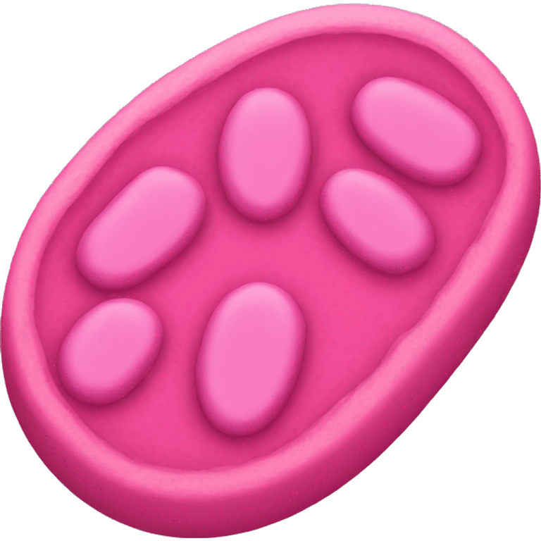 Pink mitochondria emoji