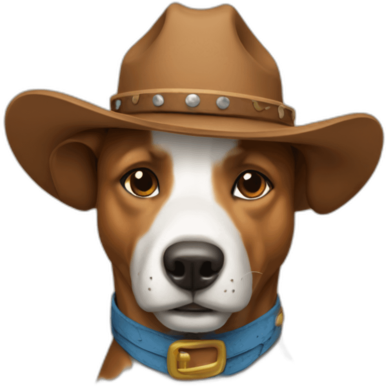 cowboy dog emoji