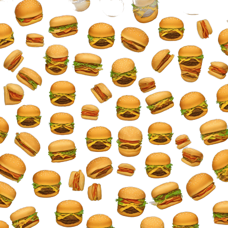 a loving emoji with cheeseburgers  emoji