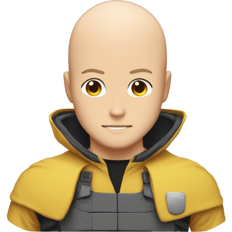 Saitama with hero clothes  emoji