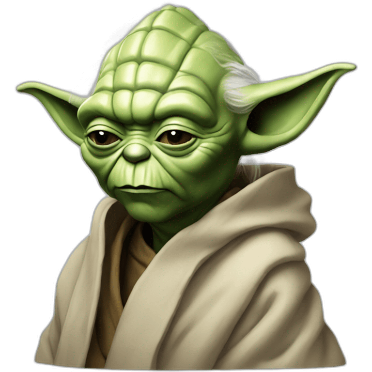 Yoda smoke emoji