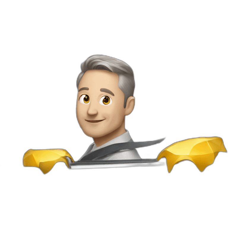 Élongation mes avec tesla emoji