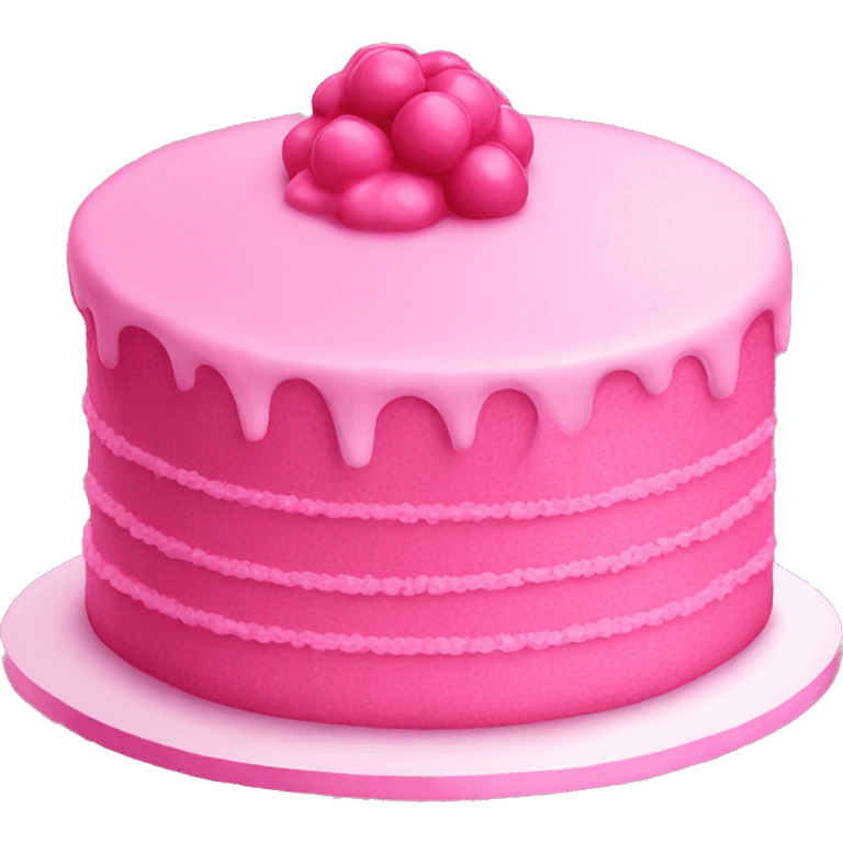 Pink cake emoji