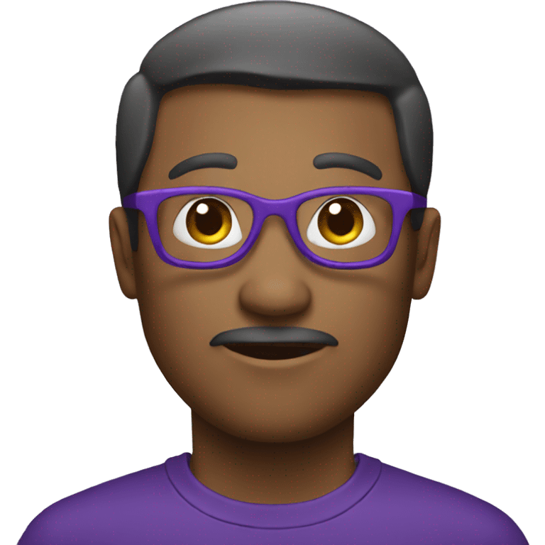 geek emoji purple emoji