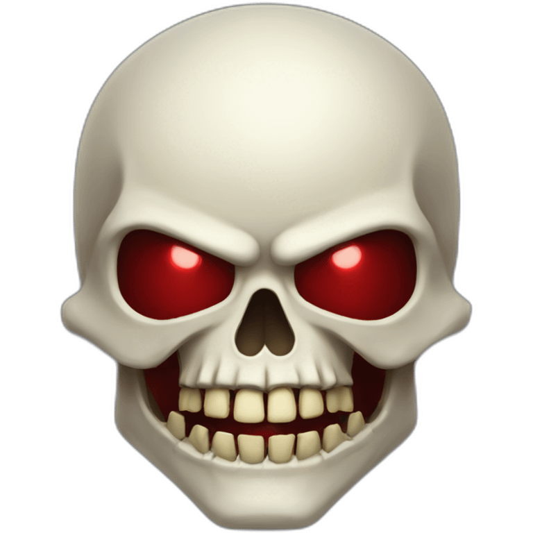 Skull knight red bite emoji