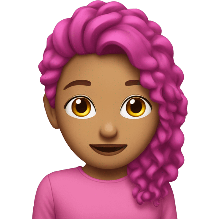 Pembe ev emoji