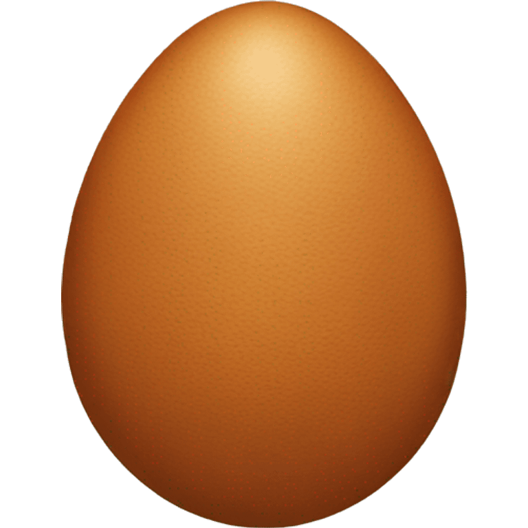 brown egg emoji