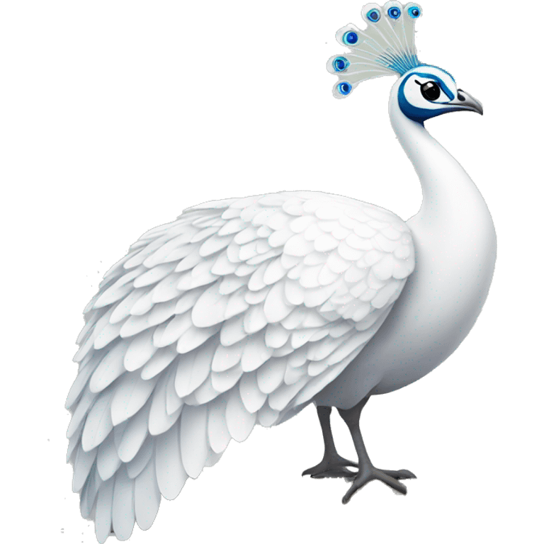 White Peacock emoji