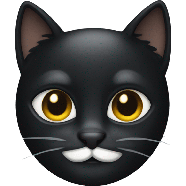 Black cat face emoji