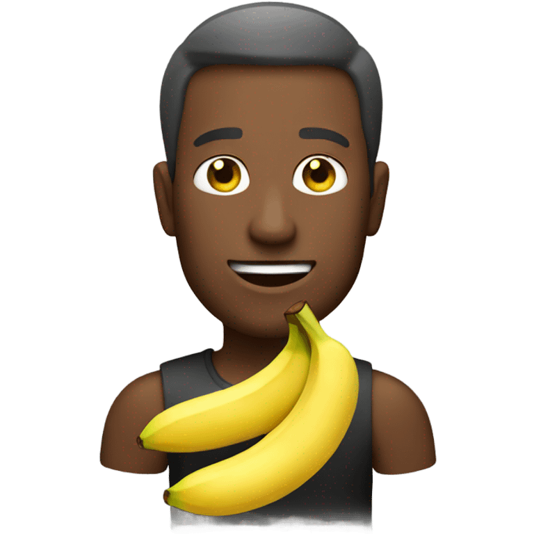 man with banana emoji