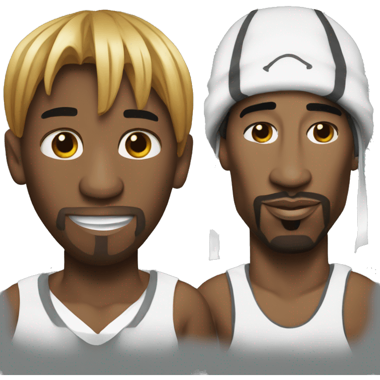 messi and tupac emoji