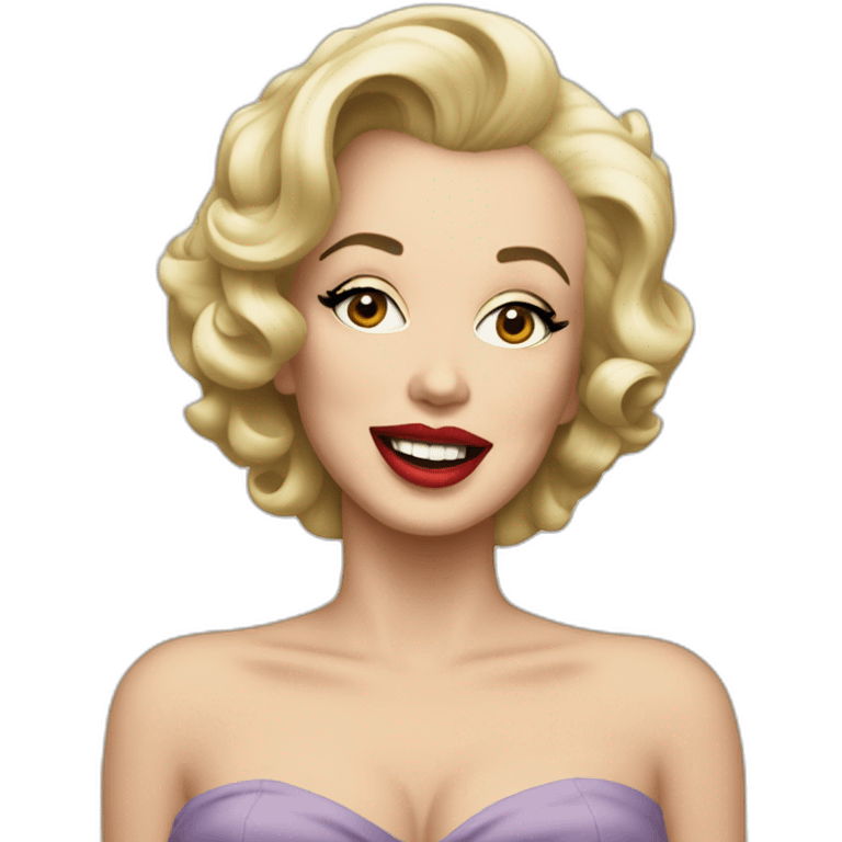 maryline monroe emoji