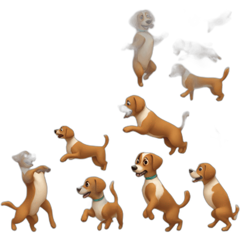 Dog dance emoji