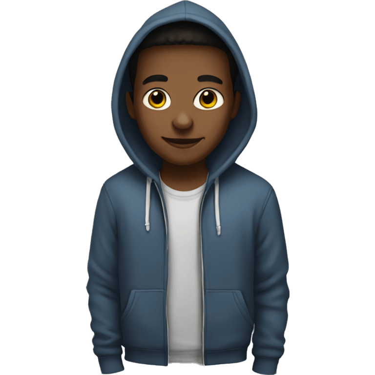 Me wearing hoodie  emoji